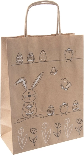 Papieren cadeautas konijntje 18 × 8 × 24 cm
