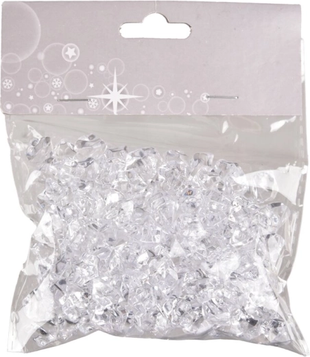 Decoratieve steentjes zilver 1,5 cm (136 stuks)