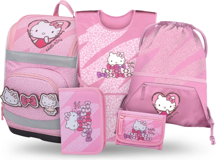 Baagl schoolset 5 Zippy Plus Hello Kitty sweet leopard