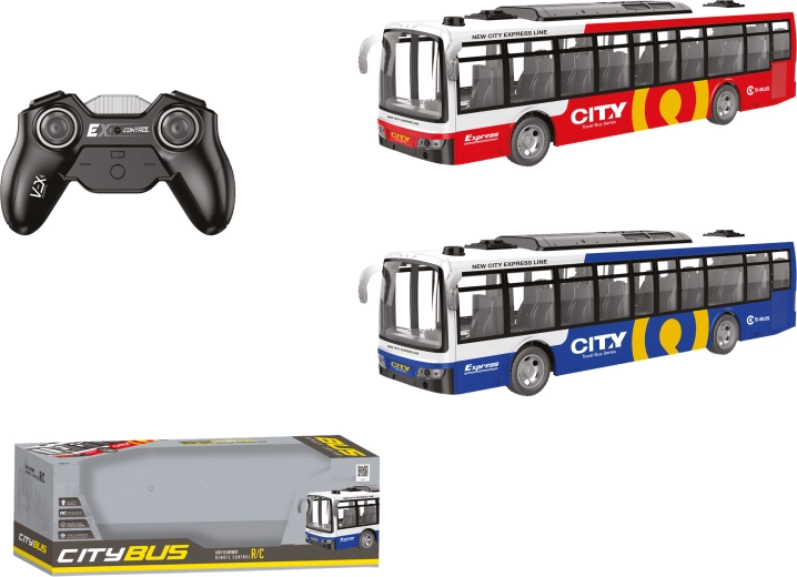 RC stadsbus met LED-verlichting