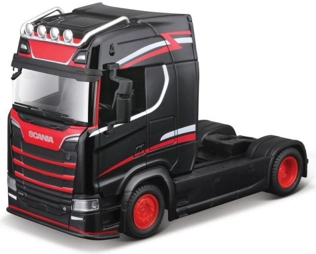 Metalen vrachtwagen Scania 770S 1:43 van BBURAGO – Grijs