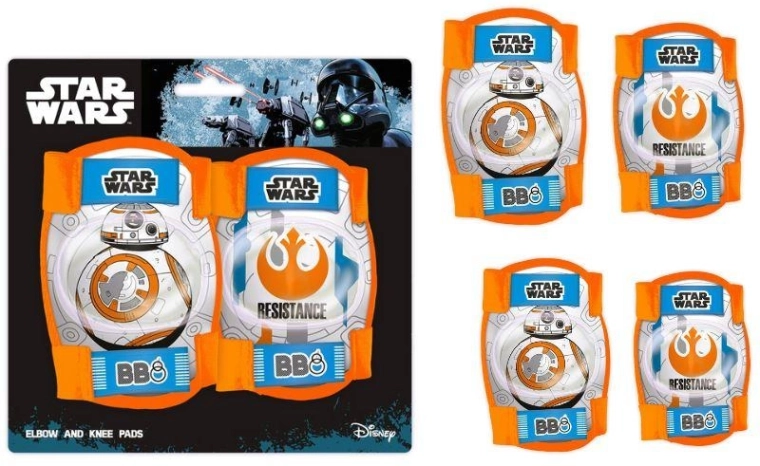 Knie- en elleboogbeschermers Star Wars (4 stuks) Seven