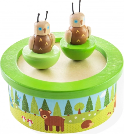 Houten muziekdoos BIGJIGS TOYS woodland