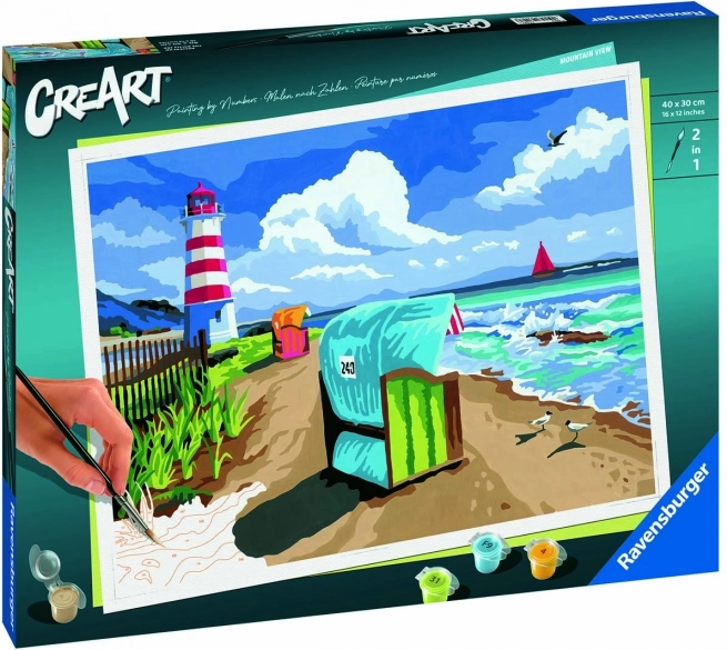 CreArt vakantie aan de Oostzee – schilderen op nummer (Premium Series B)