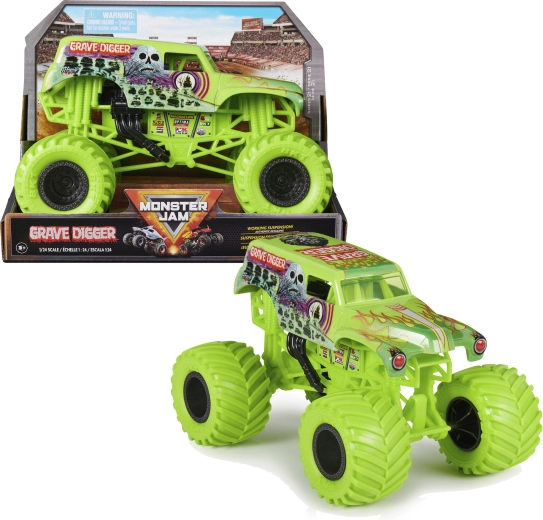Monster Jam Grave Digger monstertruck op schaal 1:24