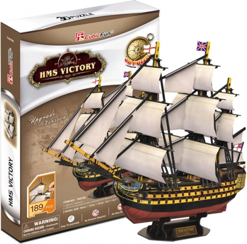 CubicFun 3D puzzel Zeilschip HMS Victory