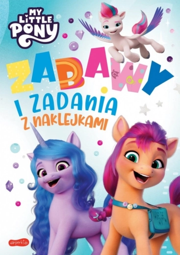 Brochure My Little Pony. Leuke spelletjes en activiteiten met stickers. Filmuitgave
