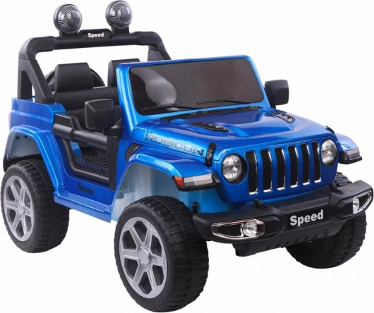 Rijdbare accu-auto blauw gelakt 4x4