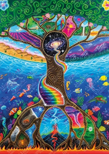 Puzzel Magnolia De juiste weg 1000 stukjes