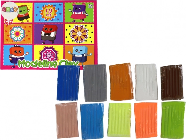 Kunstset Klei Modelklei 10 kleuren
