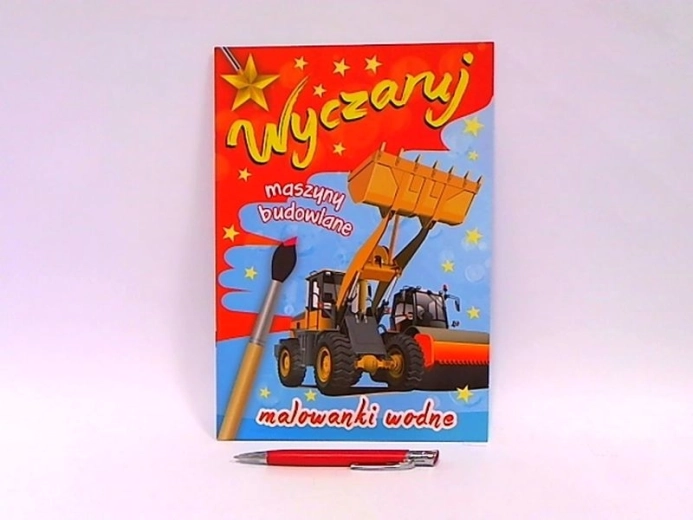 Waterkleurboek bouwmachines