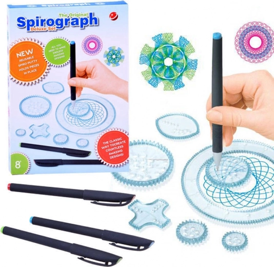 Spirograaf – creatieve educatieve set voor het tekenen van spiralen