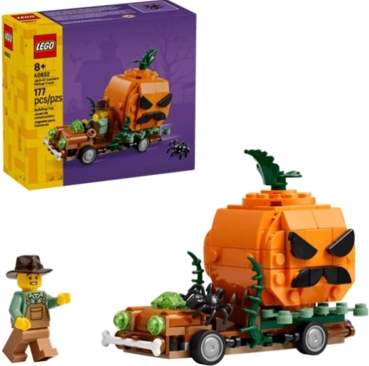 Lego Iconic pompoen-pick-up voor Halloween