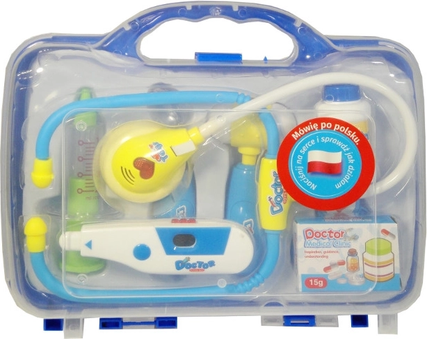 Dokterset met Poolse spraakmodule en lichtgevende stethoscoop