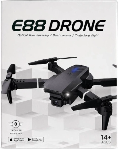 Dron E88 met duale camera en optische zweefstabilisatie