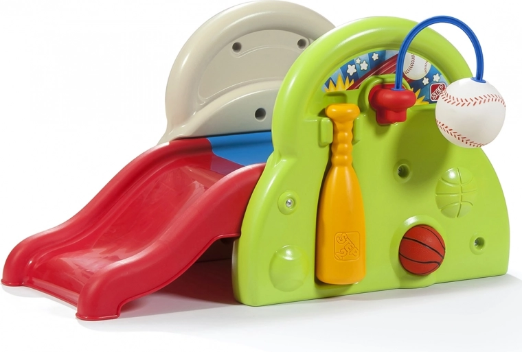 STEP2 Speelcentrum voor Kinderen met Glijbaan, Basketbal en Honkbal