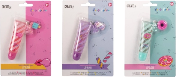 kinderlipgloss met hangertjes create it! candy