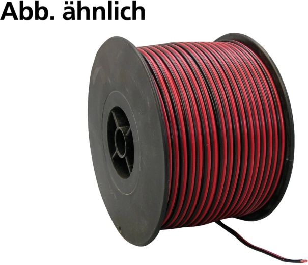 Platte kabel met Futaba-connector 2 × 0,25 mm, 100 m