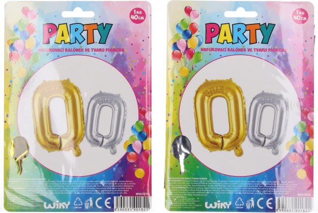 Opblaasbare ballon in de vorm van de letter O