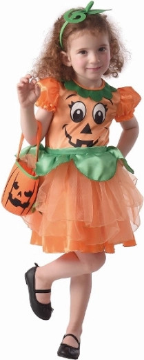 Kinderkostuum pompoen 92/104 cm