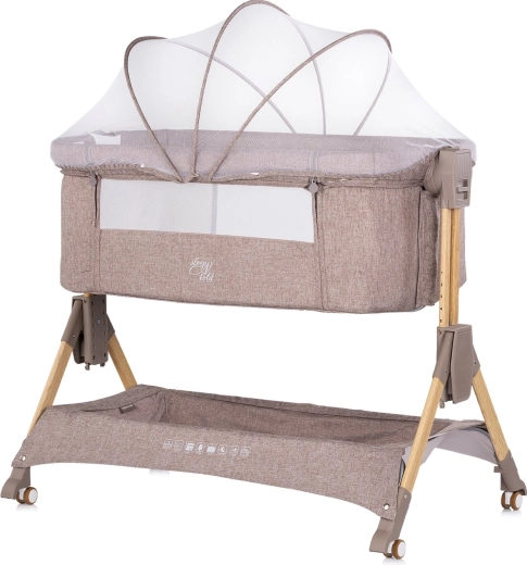 Chipolino SleepNFold 2v1 aanschuifbedje met verschoontafel latte