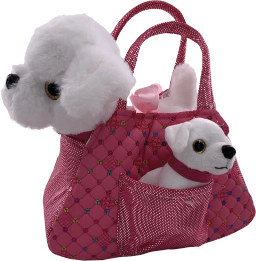 Pluchen tas met hondje en puppy PLYŠÁKOV