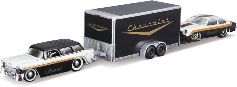 Maisto Design Team Haulers Chevrolet Nomad 1955 en Chevrolet Vega 1971 1:64