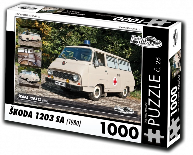 Puzzel Retro-Auto’s Škoda 1203 SA 1000 stukjes