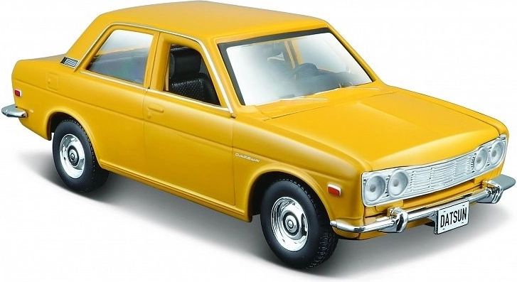 Model Datsun 510 1/24 geel