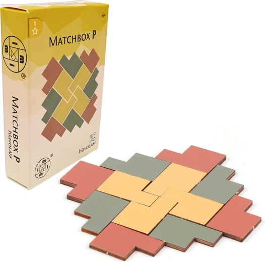 Houten puzzel Matchbox voor kinderen