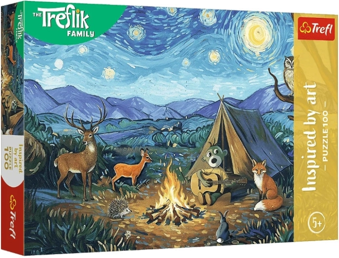 Trefl Inspired by Art puzzel bij het vuur 100 stukjes