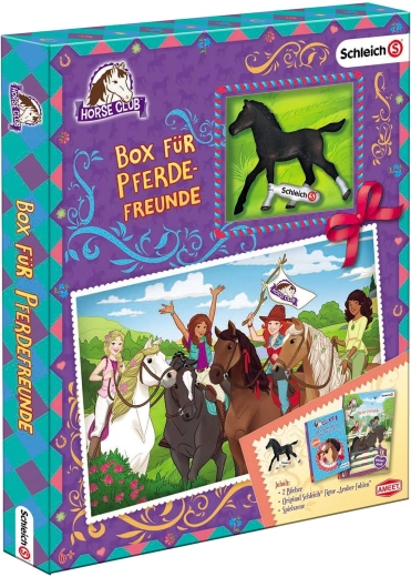 Schleich Horse Club box voor paardenliefhebbers (boek + figuur van een Arabisch veulen)