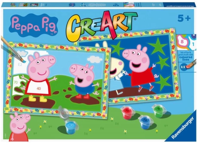 CreArt schilderen op nummer – Peppa Pig