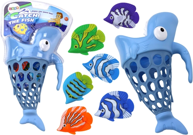 Viskorf om in het water te vangen – blauwe haai