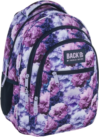 Schoolrugzak BackUP Violet Bloom