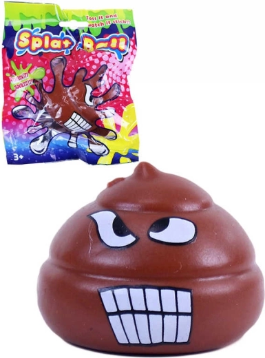 Kneedbare plakkerige bal drol – waterbom 6 cm - 1 stuk