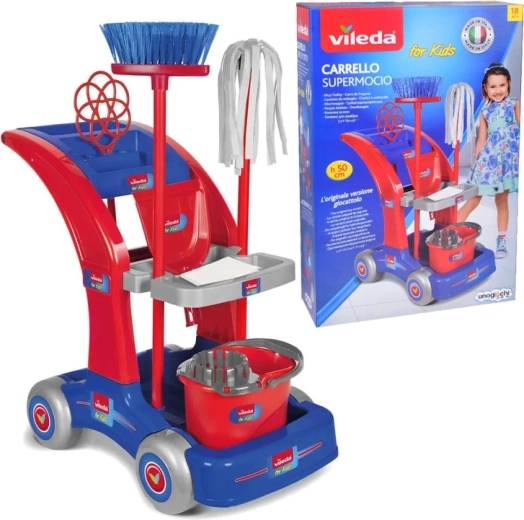 Kinder-schoonmaakkar Vileda SuperMocio met set