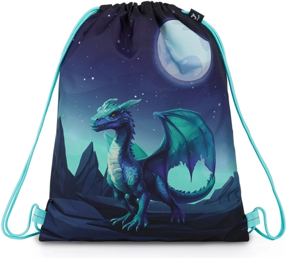 Topgal sporttas (gymsack) met drakenmotief
