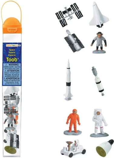 Safari Ltd. Toobs-tube Ruimte met 10 figuurtjes