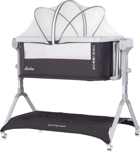 Chipolino elektrische wieg 3 in 1 Electra charcoal