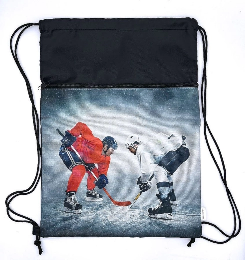 Tasje voor gymschoenen CONCORDE IJshockey, grijs