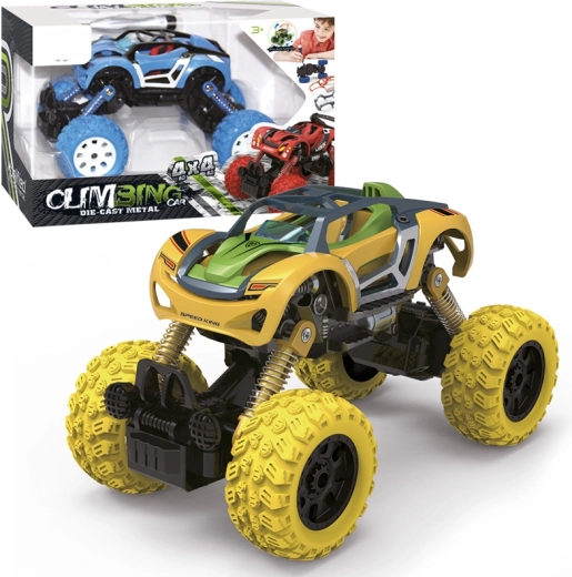 Schroefbaar autootje 4WD 1:32 met pull-back aandrijving