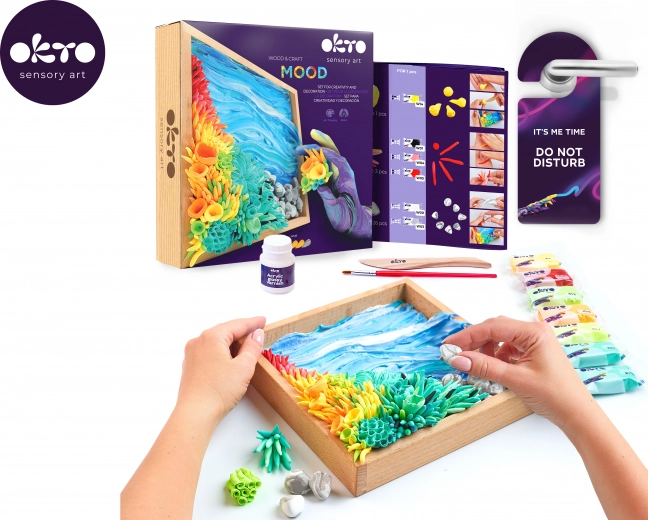 Okto 3D modelleerset Kalme oceaan 21 × 21 cm