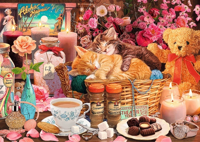 Trefl Puzzle Premium Plus Tea Time alles moois 1000 stukjes