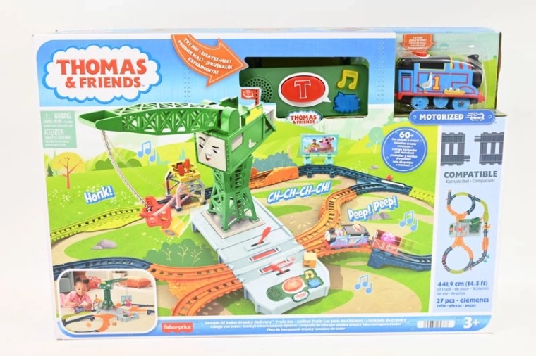 Thomas & vrienden railset met kraan Karel met geluiden
