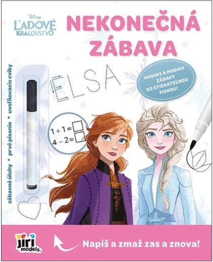 Disney Frozen eindeloos plezier – uitwisbaar creatief werkboek met stift