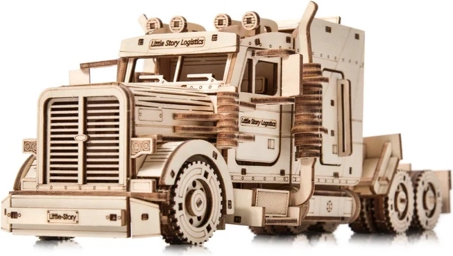 Little Story houten 3D-puzzel vrachtwagen