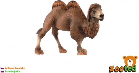 Bactrische kameel – kunststof figuur 12 cm