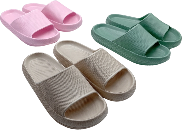 Damespantoffels met comfortabele zool