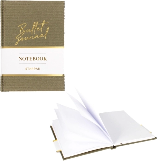 Elegante olijfgroene notitieboek A5